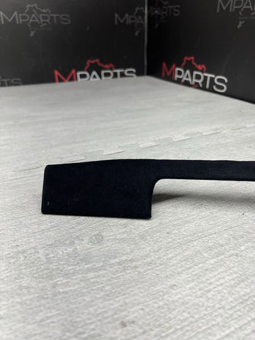 01-06 BMW E46 M3 Alcantara Black Center Dash Dashboard Trims 8196103 Set Of 3