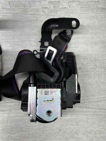 BMW 21-25 G82 M4 Coupe Competition Front Seat Belts Seatbelts 72118097752 OEM