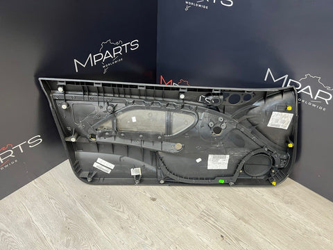 01-06 BMW E46 M3 PASSENGER RIGHT SIDE DOOR PANEL CARD BLACK OEM