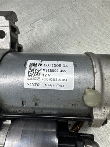 BMW G80 G82 G83 M3 M4 20-25 S58B30T0 S58 Starter Motor