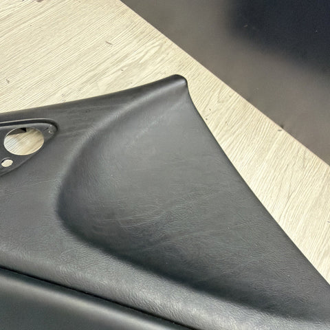 01-06 BMW E46 M3 DRIVER LEFT SIDE DOOR PANEL CARD BLACK OEM