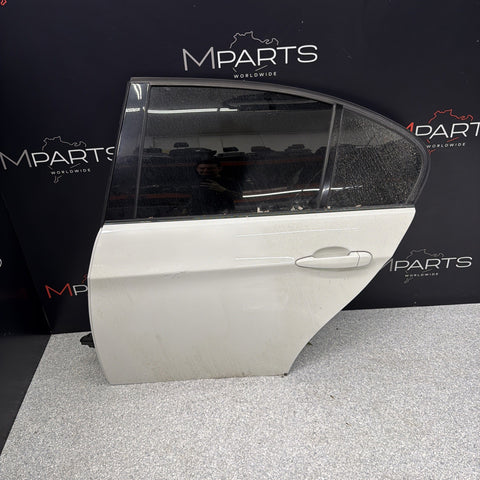 (PICKUP ONLY) 08-11 OEM BMW E90 M3 Sedan Rear Left Side Door Alpine White