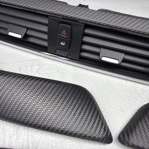 BMW F87 M2 16-21 Front Dry Carbon Fiber Interior Trim Panel Set of 4 OEM