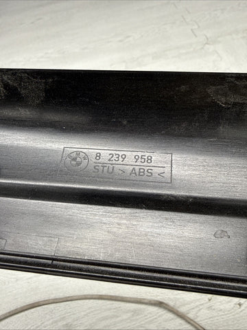 BMW E46 325 330 M3 Front Right Passenger Door Sill Scuff Plate Trim Black OEM