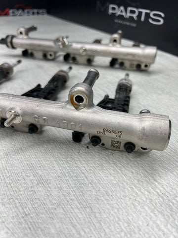 BMW F97 F98 G80 G82 G83 M3 M4 Engine S58 Pressure Fuel Injectors + Rail Lines