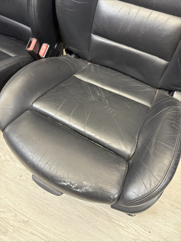 01-06 BMW E46 M3 Convertible Interior Front Heated Seats Black