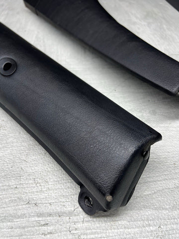 BMW 01-06 E46 325 330 M3 OEM Convertible Rear Top Lateral Trims Panels Black