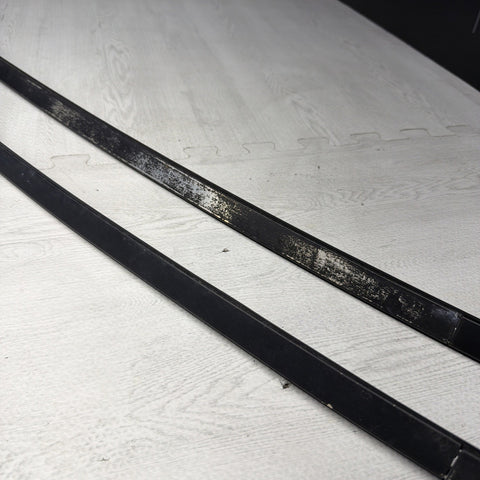 BMW E46 325 330 M3 Roof Rails Moldings Trims Pair Coupe OEM
