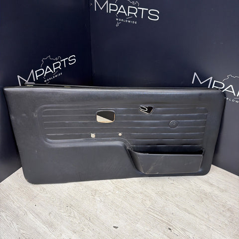 OEM BMW E30 318is Front Left Driver Black Door Card 51418129298