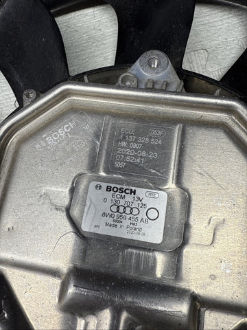 19-25 Lamborghini Urus Audi Rsq8 Porsche Cayenne Radiator Electric Fan Right