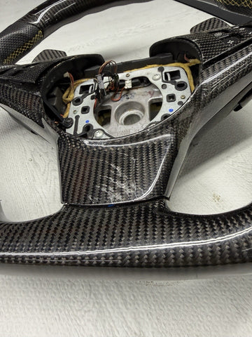 BMW E60 E63 E64 M5 M6 06-10 SMG Steering Wheel Carbon Fiber LED Performance