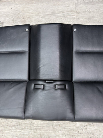 BMW 01-06 E46 M3 Convertible Rear Seat Back Rest Cushion Black Leather Backrest