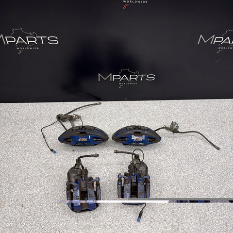 OEM BMW G20 G22 G23 M240 M340 M440 Front Rear Left Right Brake Calipers Blue SET