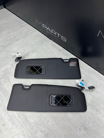 14-20 OEM BMW F22 F87 228 230 M235 M240 M2 Interior Sun Visor Black Pair SET