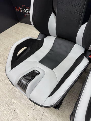 BMW 21-26 G80 M3 Front Silverstone Carbon Bucket Seats Seat Set OEM 600 Miles