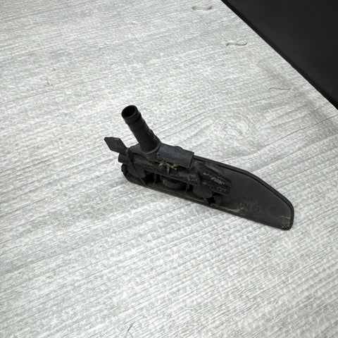 01-06 BMW E46 M3 Left Driver Head Light Washer Jet Trim Cover Carbon Black