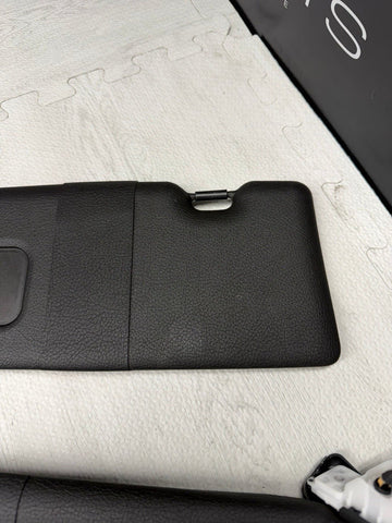 14-21 OEM BMW F22 F87 M235 M2 Interior Sun Visors Leather Black Pair Set