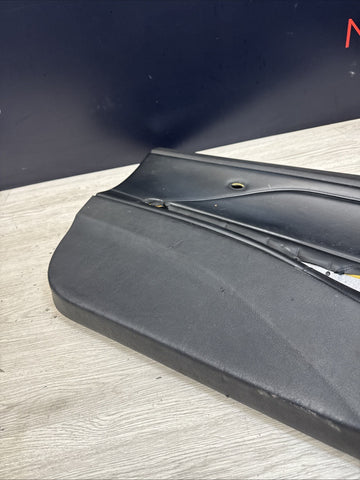 01-06 BMW E46 M3 DRIVER LEFT SIDE DOOR PANEL CARD BLACK OEM *Notes*