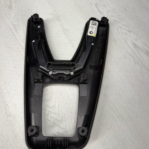 13-16 BMW F10 M5 Center Console Shifter Trim Bezel w/ Parking Switch OEM 7846344