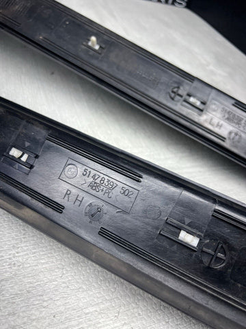 96-02 BMW Z3 M Z3M Roadster OEM Set of 2 Door Sills Step Trim Scuff Plates