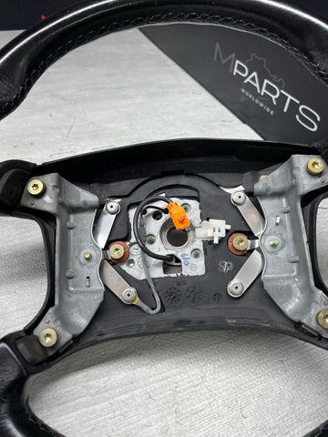 96-99 BMW E36 M3 M-TECH 4-SPOKE LEATHER STEERING WHEEL OEM