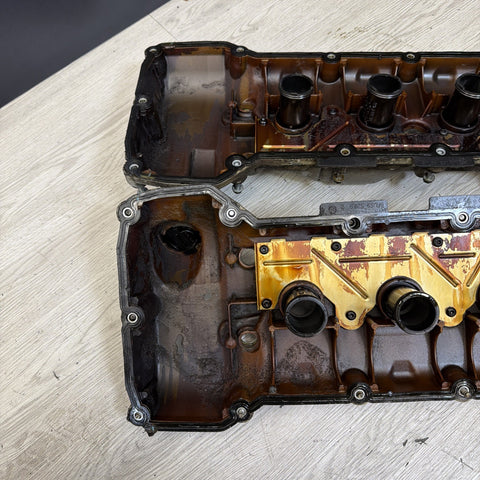 2008-2013 BMW E90 E92 E93 M3 S65 V8 Valve Covers Pair LH RH 7838268 7838267