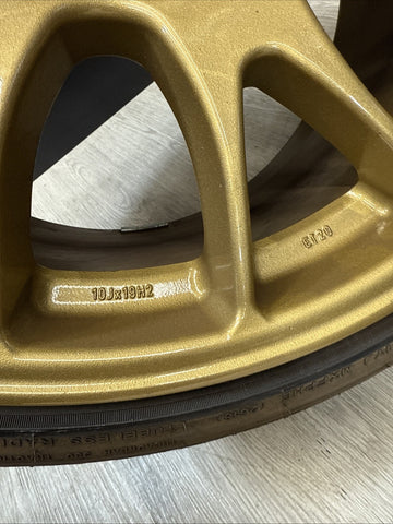 BBS CH017 19” BMW 01-06 E46 M3 Wheels Rims Staggered Set Gold