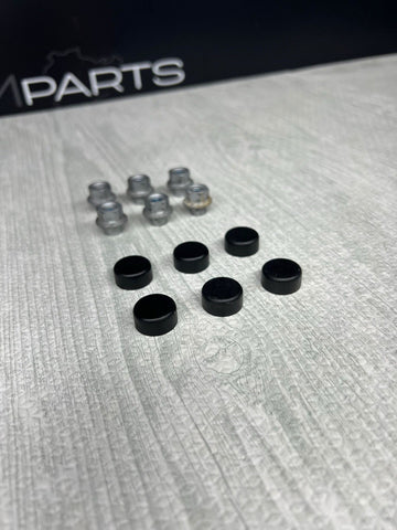 01-13 BMW E46 E90 E92 E93 M3 Shock Tower Strut Braces Bar OEM Nuts & Caps