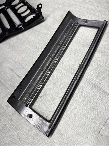 06-07 OEM BMW E63 E64 M6 Front Dash Center Console Carbon Trim 3pc Set