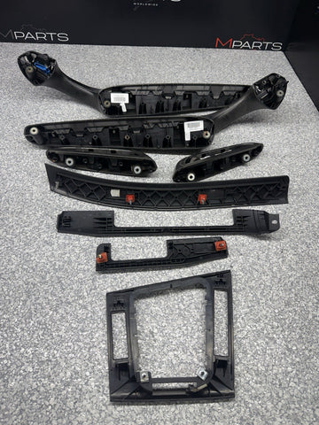 01-06 BMW E46 M3 Convertible Interior Armrests Trim Set Titan Shadow Grey