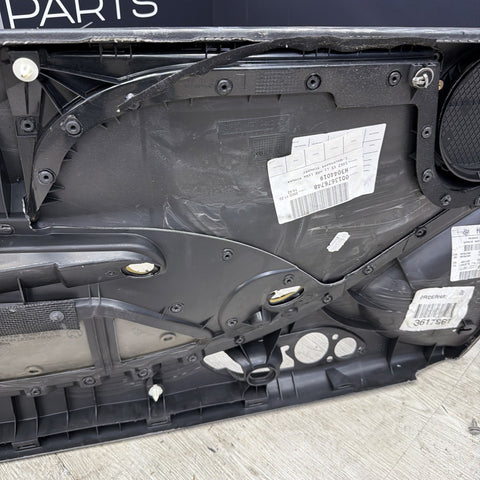 01-06 BMW E46 M3 FRONT DRIVER LEFT SIDE DOOR PANEL CARD BLACK OEM