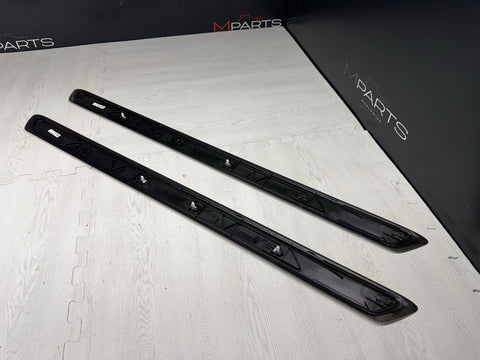19-21 OEM BMW F87 M2 Competition Front Scuff Plates Door Sills Cover Trims Pair