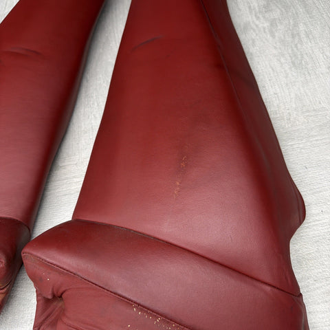 BMW E46 01-05 325ci 330ci M3 Coupe Rear Side Seat Bolsters Imola Red *Notes*