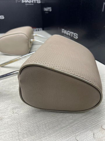 BMW E30 318 325 3 Series Headrests Head Rests Beige Driver and Passenger