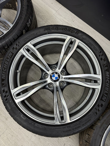 13-16 BMW F06 F10 F12 F13 M5 OEM 20" STYLE 343M RIMS WHEELS 20x9 20x10 SET