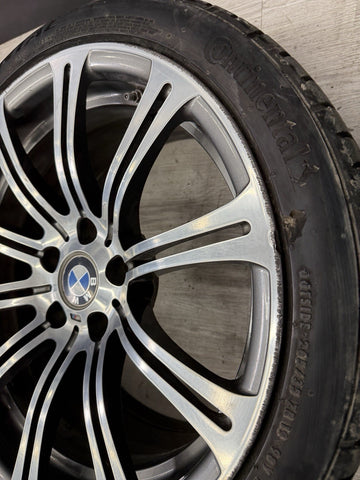 08-13 OEM BMW E90 E92 E93 M3 Rear 19” Wheel Rim Style 220M Silver 19x9.5 ET23