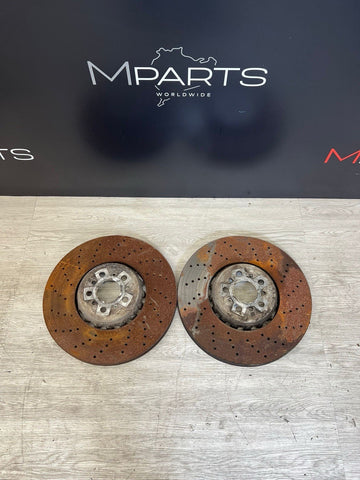 FRONT BRAKE ROTORS DISCS SET BMW 20-24 F98 F97 X3M X4M OEM