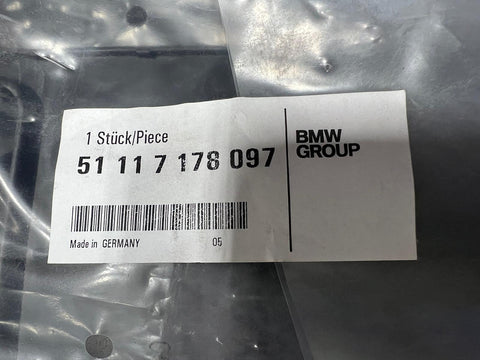 2008-2010 BMW 528i 535i 550i E60 Lower Bumper Grille Left Driver 51117178097