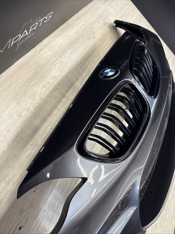 (PICKUP ONLY) 15-18 OEM BMW F87 M2 Non Comp Front Bumper Cover Mineral Grey