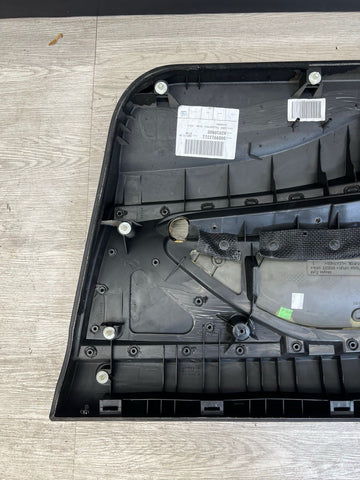 01-06 BMW E46 M3 DRIVER LEFT SIDE DOOR PANEL CARD BLACK OEM