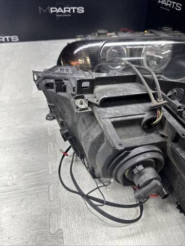 02-06 BMW E46 M3 ORIGINAL Bi Xenon Headlights Stock *Repaired Tab*