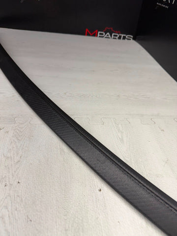 08-13 BMW E92 E93 M3 Front Right Door Carbon Leather Interior Strip Trim OEM