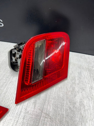 03-06 BMW E46 325 330 M3 Trunk Mounted Inner Tail Lights Smoked 6920705 6920706