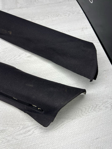 2001-2006 BMW E46 M3 Coupe Front A Pillars Trims Cover Black OEM