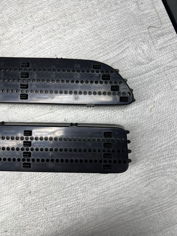 01-06 BMW E46 M3 Gloss Black Fender Vents Grilles Grills Trims NO EMBLEMS