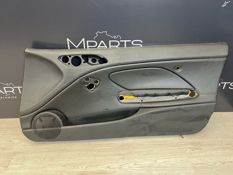 01-06 BMW E46 M3 PASSENGER RIGHT SIDE DOOR PANEL CARD BLACK OEM