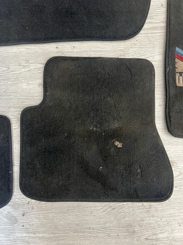 Used Genuine 01-06 BMW E46 M3 Convertible Carpets Floor Mats Black Front & Rear