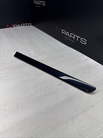 01-06 BMW E46 M3 3-Series Rear Left Quarter Moulding 2694731 Carbon Black