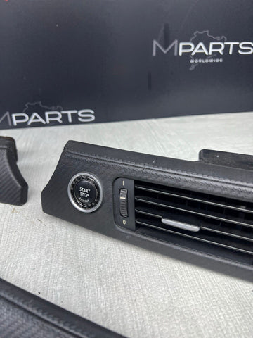 08-13 BMW E92 E93 M3 Interior Trim Set Carbon Leather OEM Genuine