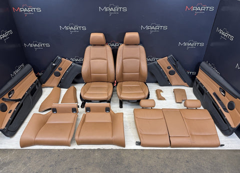 08-13 BMW E92 M3 Coupe Original Saddle Brown Interior Seats Complete Heated